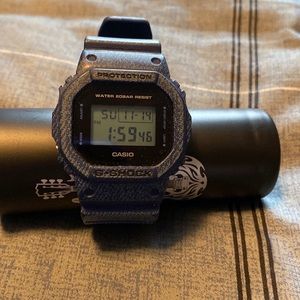 G-Shock Blue digital watch